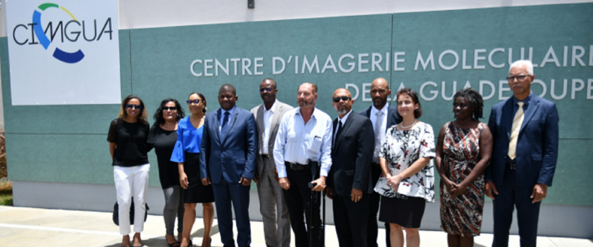 Inauguration du Centre d’imagerie moléculaire de Guadeloupe (Cimgua) à Providence Abymes le 18 juin 2018 en présence des élus et des responsables du centre.