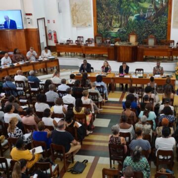 La journée de lancement de la 9e édition des Journées nationales d'action contre l'illettrisme a réuni au conseil départemental le 8 septembre 2022 plus d'une centaine d'acteursa réunis au conseil départemental. Photo : Département Guadeloupe