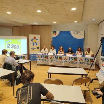 Snuipp FSU campagne ecole en sous France conférence de presse Paris