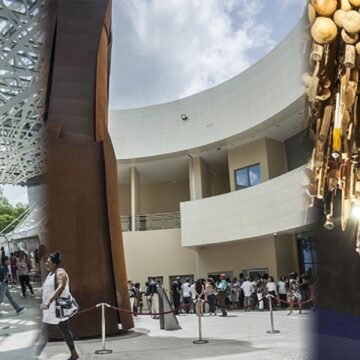 Montage photos ouverture officielle du Mémorial acte en Guadeloupe le 7 Juillet 2015