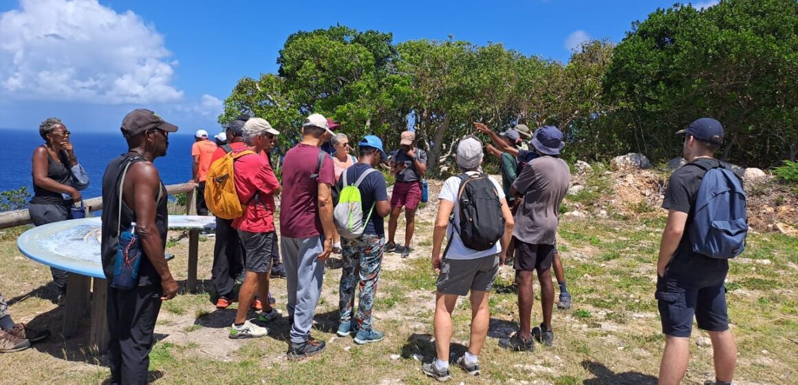 Visite commentée de la forêt xérophile à la Pointe de la Grande Vigie à Anse-Bertrand le samedi 23 mars en écho à la journée internationale des forêts. Photo : FB Anse-Bertrand, l'Authentique