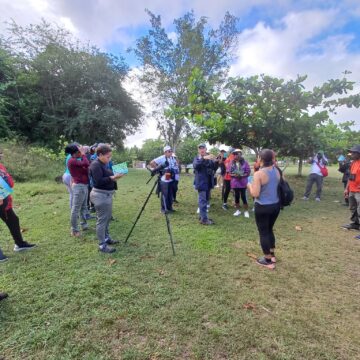 Dimanche 3 mars 2024, de 7h à 9h30, une sortie ornithologique à Babin, Morne-à-l’Eau, a rassemblé 32 passionnés de la nature. Photo : FB Ville de Morne à l'eau