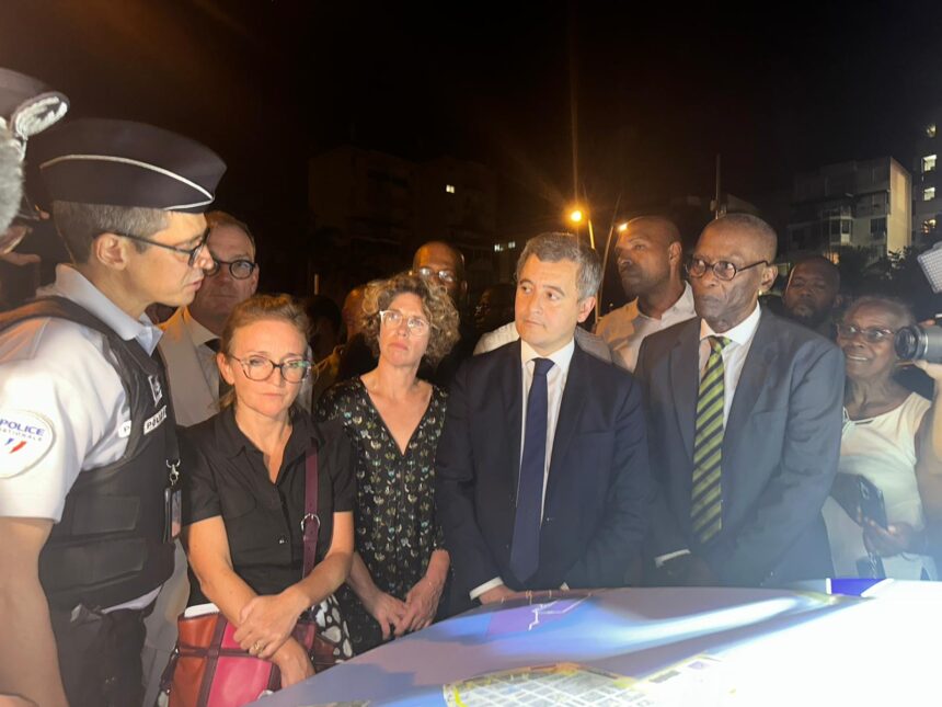 Le ministre de l'Intérieur Géral Darmanin annonce que "tous les mineurs de moins de 18 ans ne pourront pas circuler dans les rues de Pointe-à-Pitre après 20 heures". Photo : FB La Ville de Pointe-à-Pitre